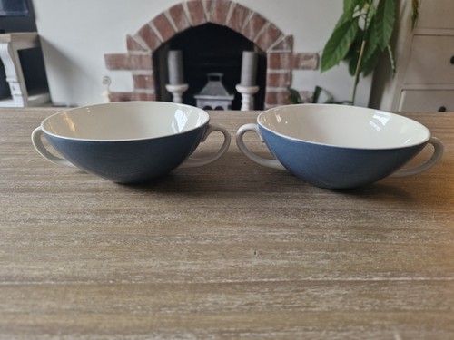 Poole pottery blue - poole, x2