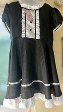BNWT Black White Lolita Maid