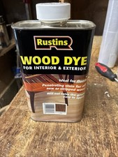 Rustins Wood Dye 1ltr Brown