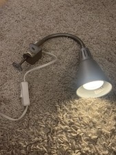 IKEA KVART Grey Clamp Lamp