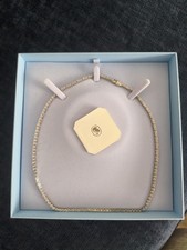 NWB Swarovski Matrix Tennis necklace Round cut, Rhodium plated-5681801 (Size L)