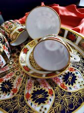 ROYAL CROWN DERBY IMARI 1128 MINIATURE TEA Coffee SET Hand Painted & 22K Gold 