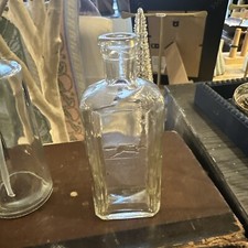 Rare Vintage Embossed WalFox Wal Fox Chemists Poison Bottle 120 Years Old