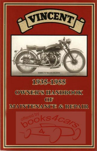 Vincent shop manual book - vincent,