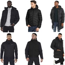 BRAVE SOUL MEN QUILTED HOODED