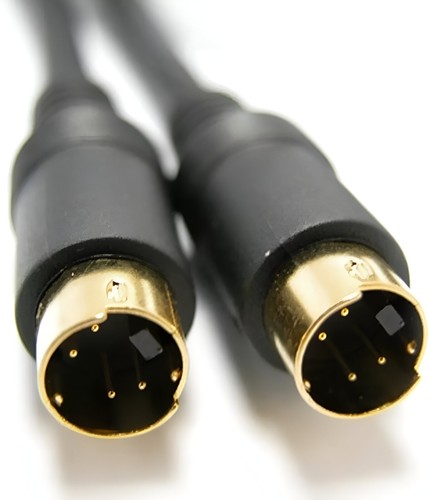 Gold video wire - s-video, s