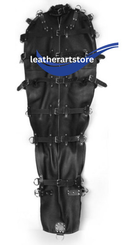 Leather bondage sleepsack - sleepsack, –