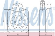 Nissens Engine Oil Cooler for