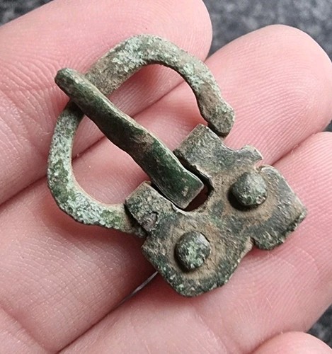 Medieval buckle with - medieval, plate
