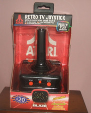 Atari Retro TV Joystick Plug & Play 10 Classic Games Built-In - New In Box