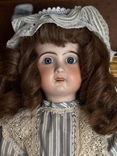 Antique Jumeau Bébe Size 61 Cm Bisque Head open  Mouth Tall Jumeau 24 Inches