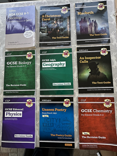 Cgp gcse revision guides - gcse, &