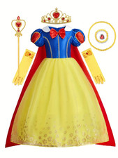 7PCS Girls Snow White Princess