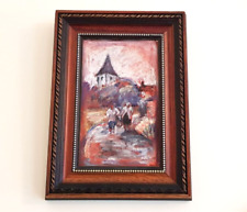 Striking oil painting on board