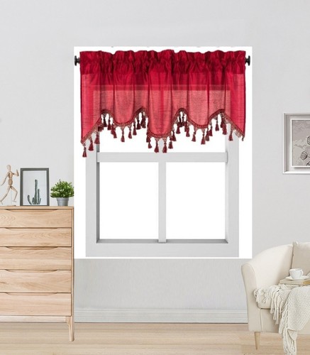 1pc wave waterfall valance - 1pc,