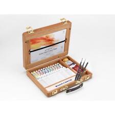 Winsor & Newton Artists Professional Water Colour Bamboo Wooden Box - 5ml Tubes