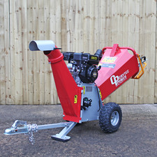 CRYTEC 7HP Petrol 100mm Wood Chipper Garden Shredder Chipping Garden CRC400-R UK