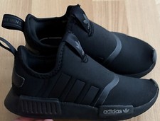 Adidas Originals NMD Boys Black Trainers Size 1k  Euro 33