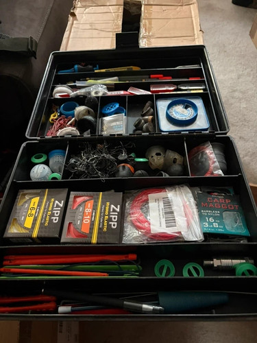 Fishing tackle box - fishing, with