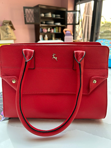Ashwood red pebbled leather - ashwood,