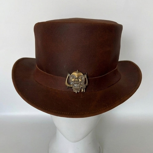 Handmade brown leather look - handmade,