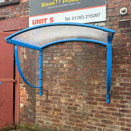 Wall mounted canopy shelter - mounted,