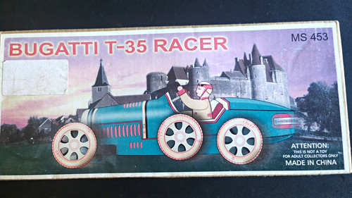 Bugatti racer tinplate - bugatti, t-35