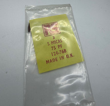 NOS Capacitor Sealed Silver Mica	RS (Radiospares)	Pack of 3, Grey	75pf  1% 