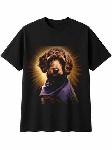 Dark fantasy cockapoo triangle - cockapoo,