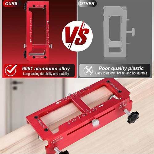Door hinge jig for - door, router