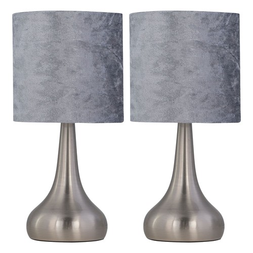Set brushed chrome touch - chrome,
