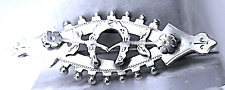 Hallmark Birmingham 1913 Giftable Edwardian Love Token Sterling Silver Brooch