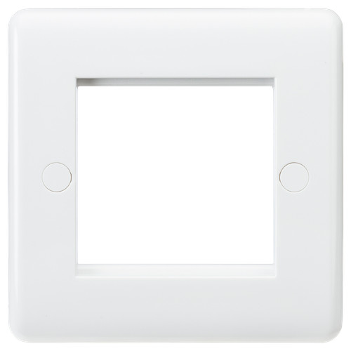 White curved edge wiring - white,