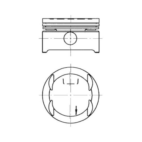 Kolbenschmidt piston with - kolbenschmidt,
