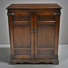 Old Charm Oak TV Video Cabinet