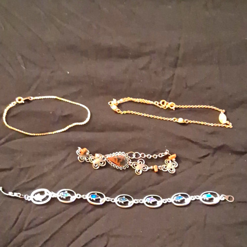 Vintage silver gold - silver, &