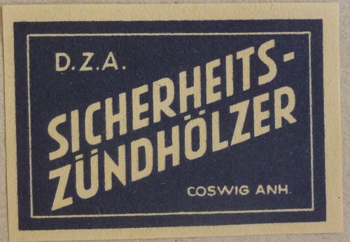 Gdr match label safety - match,