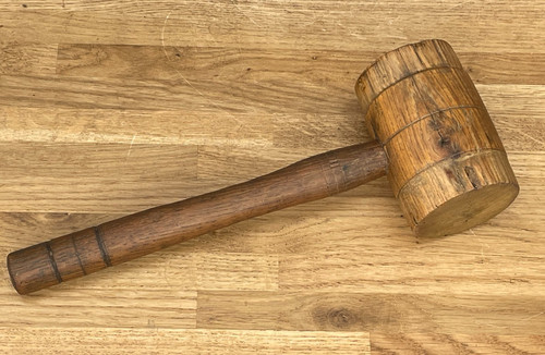 Vintage wooden mallet gavel - vintage,