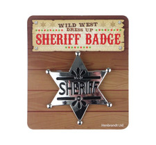 Silver Sheriffs Badge Wild