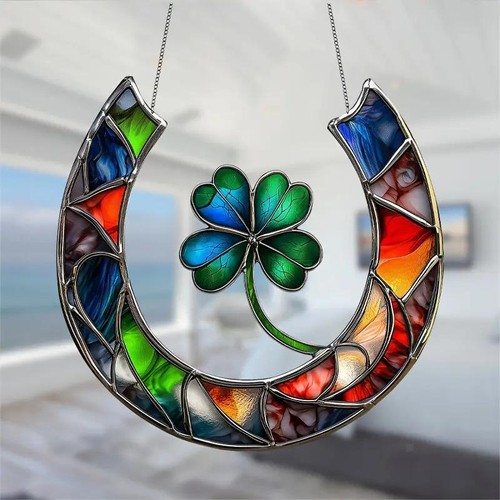 Stained glass window hanging - stained,