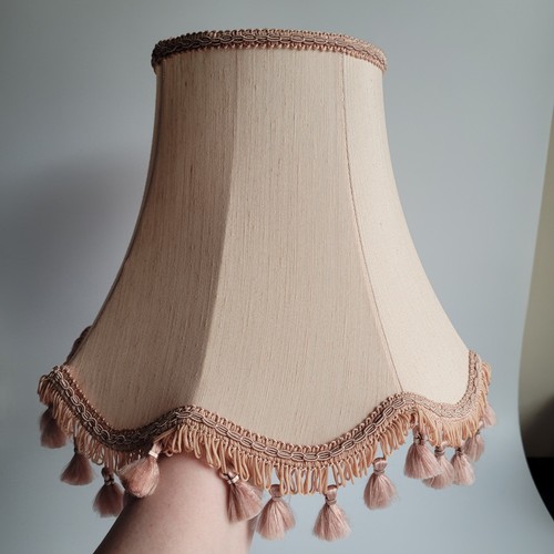 Vintage pink fabric bell - vintage,