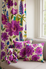 Prestigious Textiles Floral Fabric Bundle Digitally Printed UK H85"x w57"