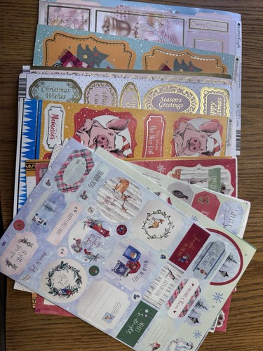 Christmas card making - christmas, craft