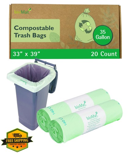 Biomat compostable trash bags - biomat,