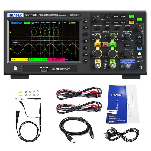 Hantek dso2d50 oscilloscope - hantek,