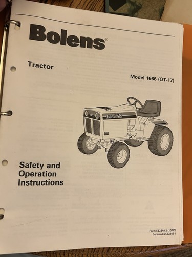 Bolens 1666 17hp - 1666,