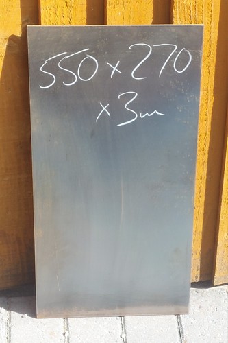 Mild steel plates 550mm x - mild,