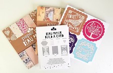 Craftwork Cards Beau Papier Collection. Toppers/Cards/Envelopes + 2 Pads