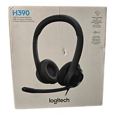 Logitech H390 USB Headset With Boom Mic In-Line Controls 981-000406
