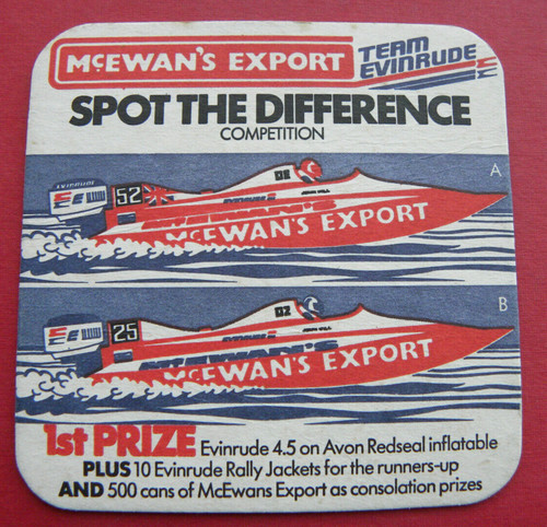 Mcewans beer mat - mcewans,